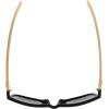 DOCKERS Men’s Chase Sunglasses Sunglasses, Black and Bamboo, 53mm US(Black and Bamboo)