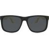 DOCKERS Men’s Chase Sunglasses Sunglasses, Black and Bamboo, 53mm US(Black and Bamboo)