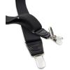DOCKERS Men’s Solid Suspender(Black)