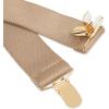DOCKERS Men’s Solid Suspender(Khaki)
