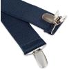 DOCKERS Men’s Solid Suspender(Navy)
