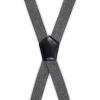 DOCKERS Men’s Solid Suspender(Textured Gray)