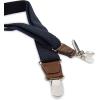 Dockers Men’s Solid Suspender(Textured Navy)