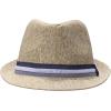 Dockers Men’s Straw Fedora and Panama Hat(Two-tone)