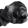 Dockers Men’s Warm Leather Winter Gloves with Smartphone Touchscreen Capability(Black Cuffed)