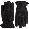Dockers Men’s Warm Leather Winter Gloves with Smartphone Touchscreen Capability(Black Lucas)