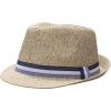 Dockers Men’s Straw Fedora and Panama Hat(Two-tone)