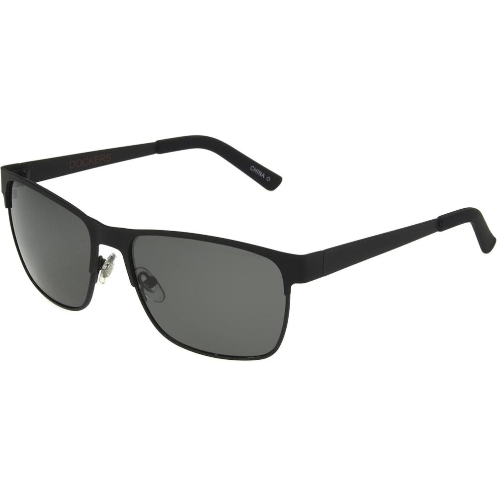 imageDOCKERS Mens Colton Sunglasses GEO Olive 47mmBlack