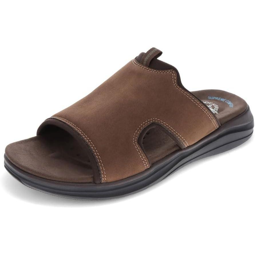 imageDockers Mens Barlin Slide SandalDark Tan
