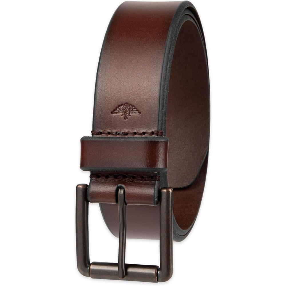 imageDockers Mens Everyday Casual BeltRegular and Big ampamp Tall SizingBrown