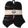 DOCKERS Mens Athletic Ankle Socks – 6-Pairs and 10-Pairs Low Cut Sports and Workout Socks for Men(Black Multi (6 Pairs))