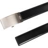DOCKERS Men’s Custom Fit Belts-with Track Pressure Locking Buckle Technology(Black)