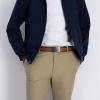 DOCKERS Men’s Custom Fit Belts-with Track Pressure Locking Buckle Technology(Tan)