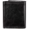DOCKERS Men’s Extra Capacity Slim Profile Trifold Wallet with Multiple Card Slots and Id Window(Black Jack)