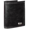 DOCKERS Men’s Extra Capacity Slim Profile Trifold Wallet with Multiple Card Slots and Id Window(Black Jack)