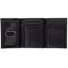 DOCKERS Men’s Extra Capacity Slim Profile Trifold Wallet with Multiple Card Slots and Id Window(Black Xcap)