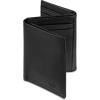 DOCKERS Men’s Extra Capacity Slim Profile Trifold Wallet with Multiple Card Slots and Id Window(Black Z-Fold)