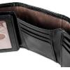DOCKERS Men’s Extra Capacity Slim Profile Trifold Wallet with Multiple Card Slots and Id Window(True Black)