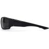DOCKERS Men’s Gavin Sunglasses Polarized Wrap, Black, 57mm(Black)