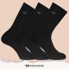 DOCKERS Men’s Performance Socks – 3-Pairs and 6-Pairs Athletic and Dress Crew Socks for Men(Black (3 Pairs))