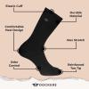 DOCKERS Men’s Performance Socks – 3-Pairs and 6-Pairs Athletic and Dress Crew Socks for Men(Black (3 Pairs))