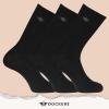 DOCKERS Men’s Performance Socks – 3-Pairs and 6-Pairs Athletic and Dress Crew Socks for Men(Black 41 (3 Pairs))