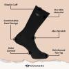DOCKERS Men’s Performance Socks – 3-Pairs and 6-Pairs Athletic and Dress Crew Socks for Men(Black 41 (3 Pairs))