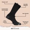 DOCKERS Men’s Performance Socks – 3-Pairs and 6-Pairs Athletic and Dress Crew Socks for Men(Black Multi 59 (6 Pairs))