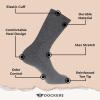 DOCKERS Men’s Performance Socks – 3-Pairs and 6-Pairs Athletic and Dress Crew Socks for Men(Black Multi 60 (6 Pairs))