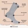 DOCKERS Men’s Performance Socks – 3-Pairs and 6-Pairs Athletic and Dress Crew Socks for Men(Black/Grey 58 (6 Pairs))