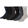 DOCKERS Men’s Performance Socks – 3-Pairs and 6-Pairs Athletic and Dress Crew Socks for Men(Tan Multi 81 (6 Pairs))