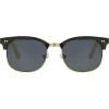 DOCKERS Men’s Tatum Sunglasses Club, Black and Bamboo, 52mm(Black and Bamboo)