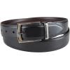 DOCKERS Men’s Two-in-one Reversible Rotative Buckle Everyday Casual Dress Belt (Regular and Big & Tall Sizing)(Black/Brown)