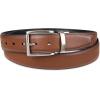 DOCKERS Men’s Two-in-one Reversible Rotative Buckle Everyday Casual Dress Belt (Regular and Big & Tall Sizing)(Black/Cognac)