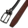 DOCKERS Men’s Two-in-one Reversible Rotative Buckle Everyday Casual Dress Belt (Regular and Big & Tall Sizing)(Black/Tan)