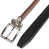 DOCKERS Men’s Two-in-one Reversible Rotative Buckle Everyday Casual Dress Belt (Regular and Big & Tall Sizing)(Cognac/Black Stretch)