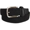 Dockers Boys’ Dockers Big Boys’ Braided Elastic-Web Stretch Belt(Black)