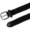 Dockers Boys’ Dockers Big Boys’ Braided Elastic-Web Stretch Belt(Black)