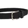 Dockers Boys’ Dockers Big Boys’ Braided Elastic-Web Stretch Belt(Black)