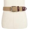 Dockers Boys’ Dockers Big Boys’ Braided Elastic-Web Stretch Belt(Khaki)