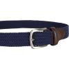 Dockers Boys’ Dockers Big Boys’ Braided Elastic-Web Stretch Belt(Navy)