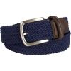 Dockers Boys’ Dockers Big Boys’ Braided Elastic-Web Stretch Belt(Navy)