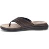 Dockers Men’s Banks Flip-Flop(Dark Brown/Black)