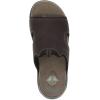 Dockers Men’s Barlin Slide Sandal(Dark Brown/Black)