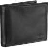 Dockers Men’s Bifold Leather Wallet-Thin Slimfold Extra Capacity(Black Emboss)