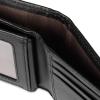 Dockers Men’s Bifold Leather Wallet-Thin Slimfold Extra Capacity(Black Emboss)