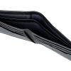 Dockers Men’s Bifold Leather Wallet-Thin Slimfold Extra Capacity(Black Emboss Logo)
