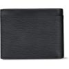 Dockers Men’s Bifold Leather Wallet-Thin Slimfold Extra Capacity(Black Emboss Logo)