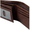 Dockers Men’s Bifold Leather Wallet-Thin Slimfold Extra Capacity(Brown Crunch)