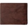 Dockers Men’s Bifold Leather Wallet-Thin Slimfold Extra Capacity(Brown Crunch)
